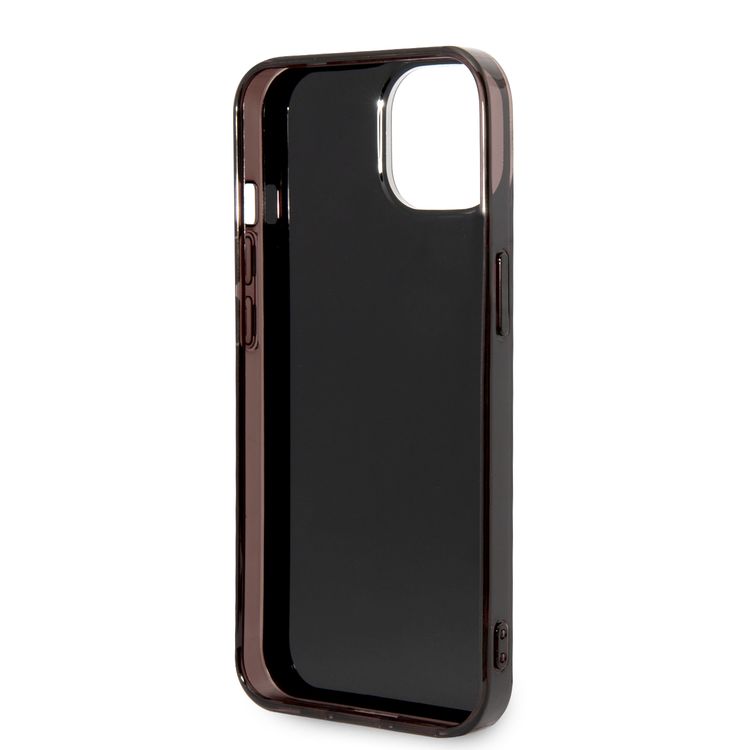 AMG Transparent Double Layer Case Expressive Graphic Design iPhone 14 Compatibility - Black
