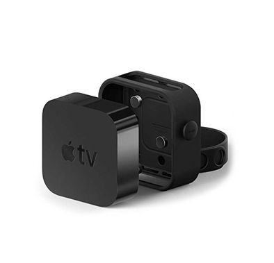 Elago Multi Mount Compatible for Apple TV,3D Design Techniques to Fit Perfectly, Premium Silicone, Protection from Scratches & Damage, With Secured & Safe Powerful Magnets - Black