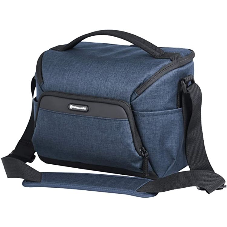 Vanguard Unisex's Vesta Aspire 25 NV Camera Shoulder Bag, Blue, Small-Medium