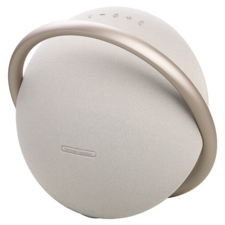Harman Kardon Portable Bluetooth Speaker Onyx Studio 8 with Elegant Design, Self-Tuning, Eco-friendly Materials, Built-in Dual Microphone, Stereo Sound with Two Speakers - Rose