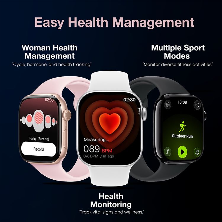 Green Lion Communicate Smart Watch with 2.07" IPS Dispaly, 380mAh Battery Capacity, Wireless Charging, AI Voice Assistant, 1GB Flash, 3-5 Days Working Time - Silver