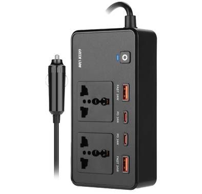 Green Lion GC-200 Car Inverter, Compact Design, 50Hz Outp...