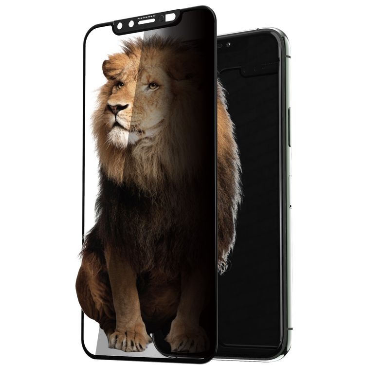 واقي شاشة زجاجي للخصوصية 3D Security Pro لهاتف iPhone 12 (5.4 بوصة) باللون الأسود من Green Lion