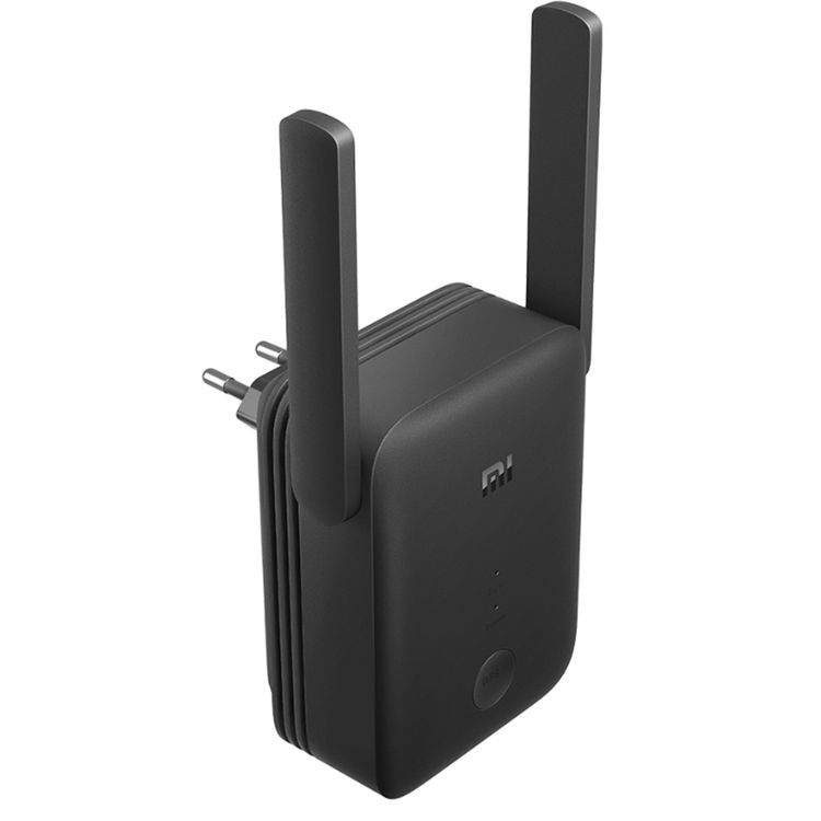 Xiaomi Mi Wi-Fi Range Extender AC1200, Plastic Body Material, Dual Wi-Fi Band, Wall Mounting Type, 2 External Antennas - Black