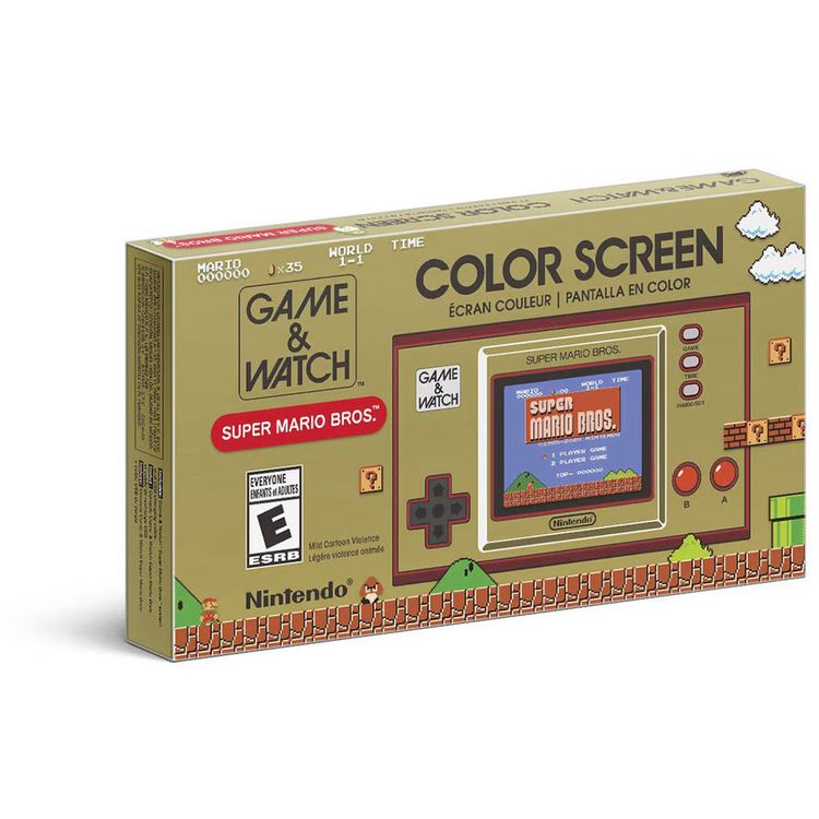 Nintendo Game & Watch - Super Mario Bros - Gold