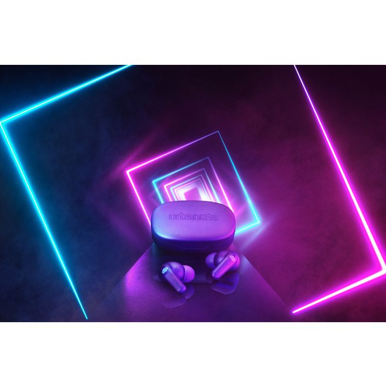 Urbanista Seoul True Wireless Gaming Earbuds, Gaming Mode, In-Ear Wearing Style, 32 Hours Total Playtime, Low Latency, 1 cm Driver Unit - Purple