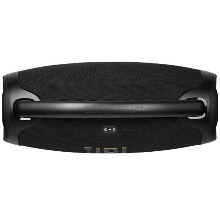 JBL Boombox 3 Portable Bluetooth Speaker with Wi-Fi, Water & Dust Protected, Deep Bass, Single Convenient App, Rechargeable Battery, 3D Dolby Atmos - Black