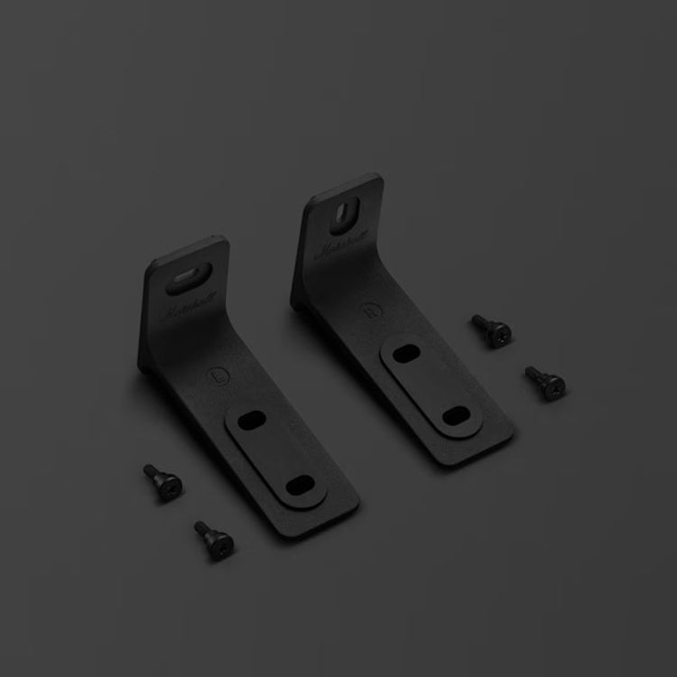 مارشال هيستون 120 حامل حائط لسماعات التلفزيون، تصميم سهل التركيب، آمن ومضمون، إسقاط صوت غامر - أسود