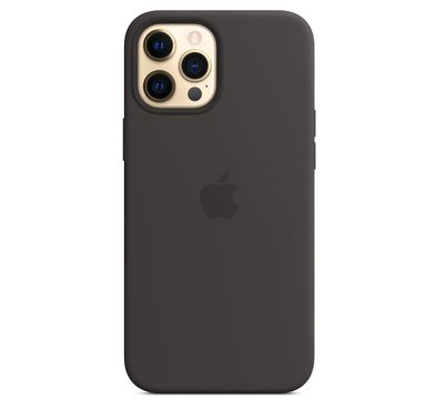 Apple iPhone 12 Pro Max (6.7") Silicone Case with MagSafe - Black