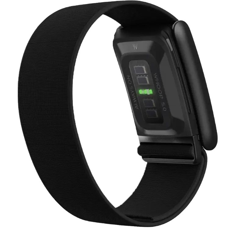 WHOOP One Wearable Activity Tracker with 12-Month Membership, Over 14 Days of Battery Life, CoreKnit Band, Wired Charging, IP68 Waterproof - Jet Black