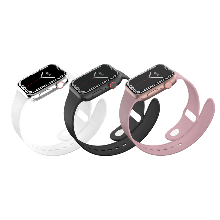 Porodo Smart Watch Series 8+ with Fitness & Activity Tracker, 2" Wide Display, 250mAh Battery Capacity, IP68, 2-3 Days Working Time, Wireless Charging - Silver