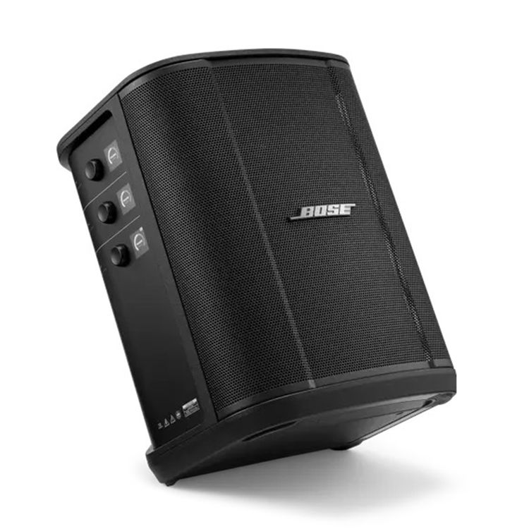 Bose S1 Pro+ Portable Bluetooth Speaker System, Portable with Carrying Handle, Up to 11 Hours Battery Life, 4 Installation Options, Powerful Top Sound - Black