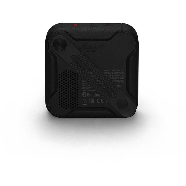 Marshall Willen II Compact Portable Wireless Speaker, Lightweight, Built-in Microphone, Dust & Water Proof, Fast Charge,  2.5 Hours Charging Time, 17  Hours Play Time - Black / Brass