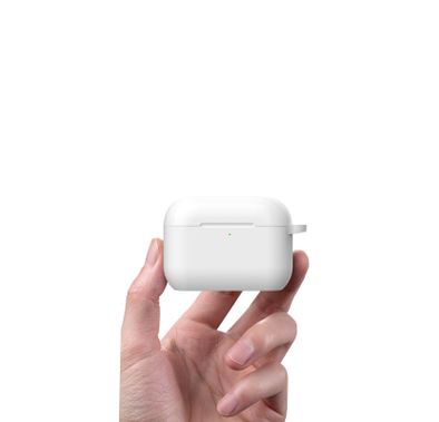 Green Lion Berlin Series Silicone Case for Airpods Pro 3 with Full Protection Design, Slim & Lightweight, Anti Fingerprint, Anti Scratch, Premium Quality, Unique Design - White