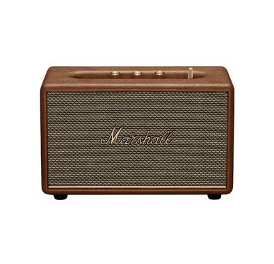 Marshall Acton III Wireless Bluetooth Stereo Speaker with Bluetooth Version 5.2, 2 Hours Charging Time, 32 Hours Play Time, Fast Charging, Water Resistant, USB-C Charging Port - Brown
