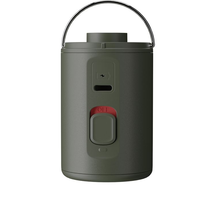 Porodo Lifestyle Camping Inflate and Deflate Air Pump, Type-C Charging Port, Portable & Lightweight, 800mAh Battery, 25 Minutes Working Time, 2 Hours Recharge Time - Green