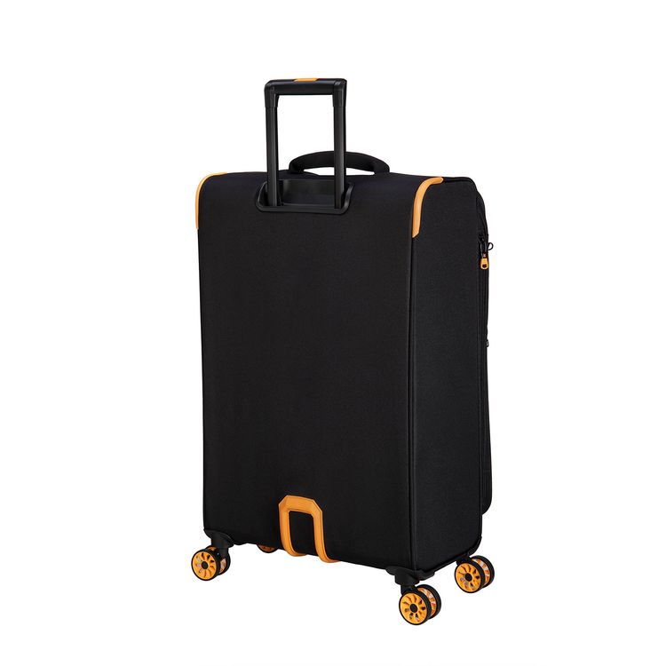 it Luggage Compartment Cabin Trolley, Lightweight Shell, Expandable Base, Spinner Wheels, TSA Lock - Black