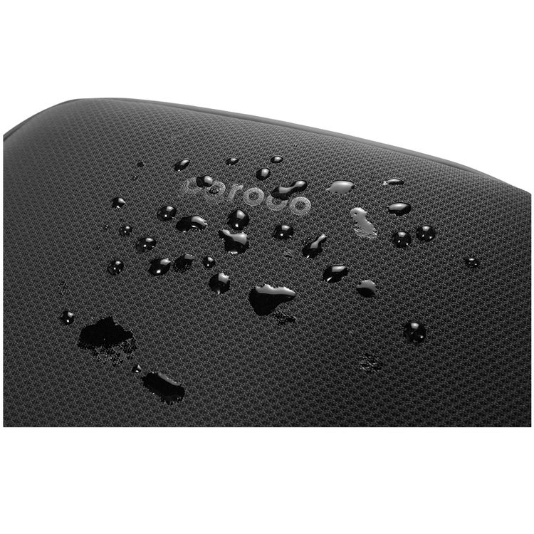 Porodo Geneva Tech Accessory Pouch with Easy-to-Carry Handle, 1L Capacity, PU Material, Zipper Closure, Water Resistant, Spacious Compartment, Cable Organizer - Black