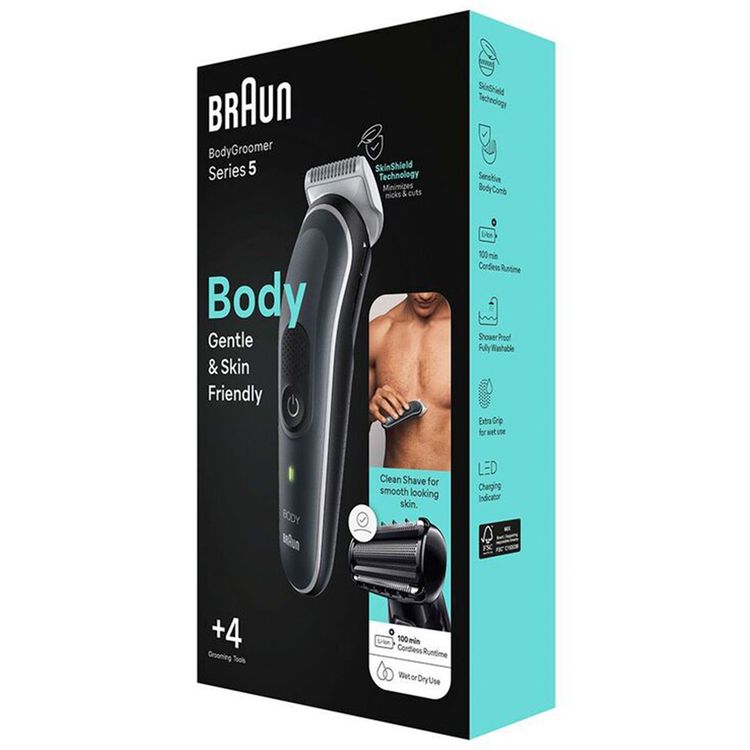 Braun Series 5 Body Groomer for Men-BG5360  - Gray