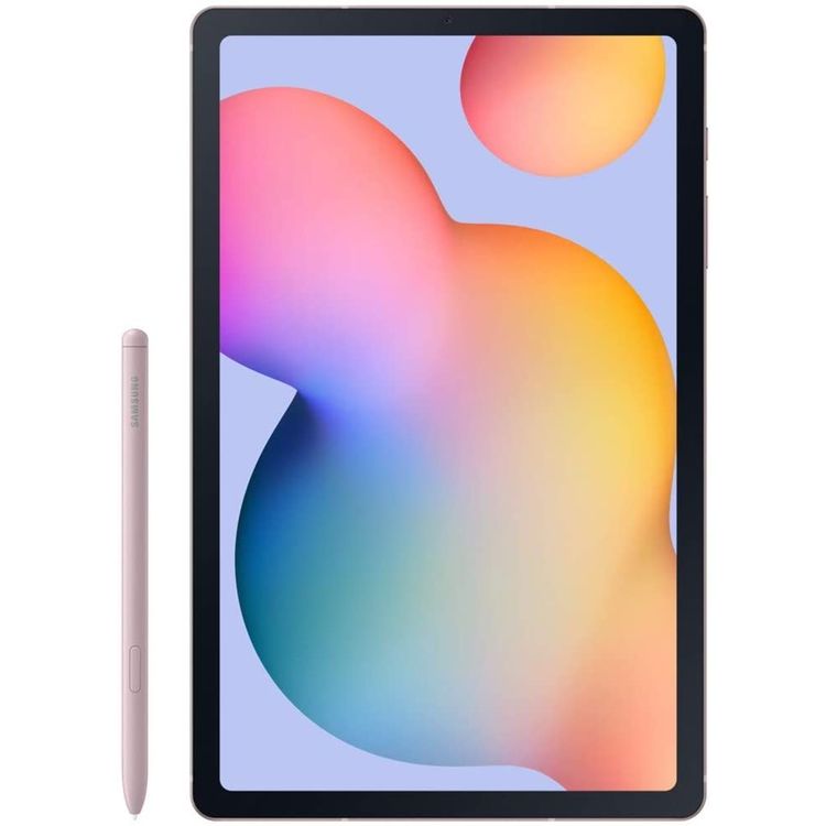 Samsung Galaxy Tab S6 Lite with S Pen SM-P615 10.4" inch Display 4GB RAM / 64GB ROM, 15W Fast Charging, 7040 mAh Long-Lasting Battery, Octa-Core Exynos 9611 Processor, 5MP Front & 8MP Rear Camera, Bluetooth, Android 10 ( Wi-Fi + Cellular ) 4G LTE Tablet - Pink