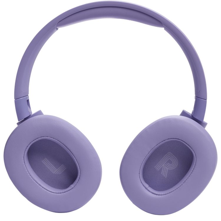 JBL Tune 720BT Wireless Over-Ear Headphones with Voice Aware Technology, Lightweight, Comfortable & Foldable Design, Fast Charge, JBL Pure Bass Sound, Water Resistant, JBL One App - Purple