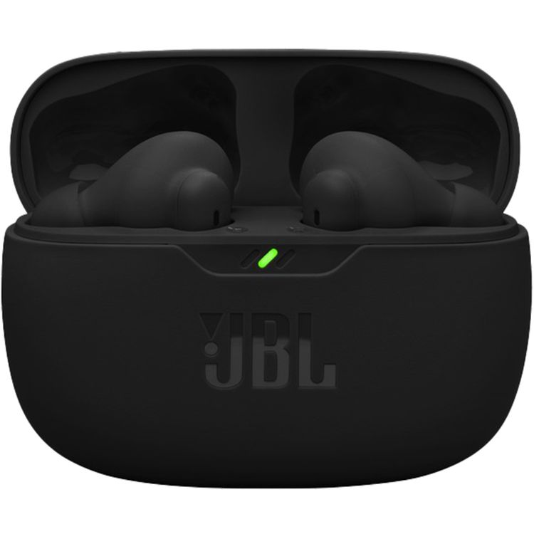 JBL Wave Beam2 True Wireless Earbuds with ANC & Smart Ambient, Water & Dust Resistant, Seamless Bluetooth Pairing, Speed Charging, 40 Hours Battery Life, 4 Microphones, JBL Pure Bass Sound - Black