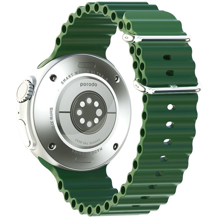 Porodo Ultra Evo Smart Watch 1.51" Wide Touch Screen - Green