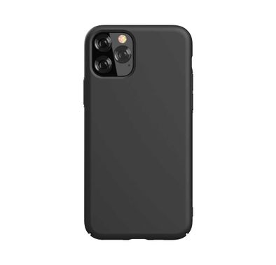Devia Nature Series Silicone Case Compatible with iPhone 11 Pro Max, Made with Premium Liquid Silicone, Full Protection, Anti-scratch, Shockproof, Stains-Resistant  - Black