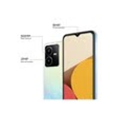 هاتف Vivo Y22s ثنائي الشريحة Summer Cyan 6GB RAM 128GB 4G LTE مع حقيبة ظهر - أزرق