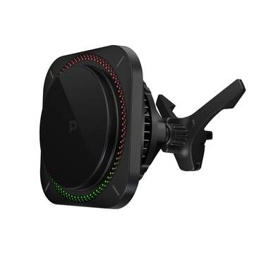 Powerology Magnetic Wireless Charging with Air Vent & Suc...