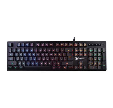 Bloody B160N 5-Zone Neon Lighting Gaming Keyboard US - Black