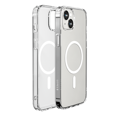 Levelo Magsafe Clara Back Case for iPhone 14 Plus - Clear