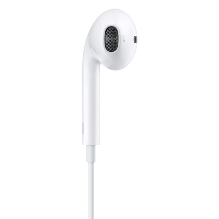 Apple EarPods with Lightning Connector, Omni-directional Microphone, Passive Noise Isolation, High-quality Audio and Balanced Bass, Ergonomically Designed to Fit in Ear, 10mm Dynamic Driver, 1.2m Cable Length - White