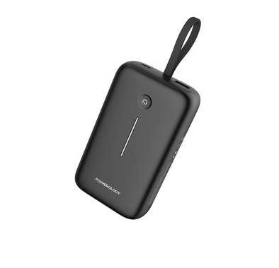 Powerology 20000mAh Power Bank with Detachable USB-C Wire...
