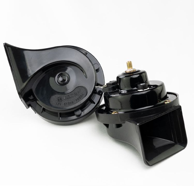 بوق سيارة Kaier T11 على شكل حلزوني، قوي 115 ديسيبل، ثنائي النغمة، طرفان