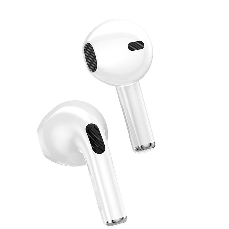 Porodo Blue Pop Tune True Wireless Deep Bass Earbuds with Digital Battery Display, Up to 4 Hours Music Playtime, IPX4 Water Resistance Level, Bluetooth Version 5.4, 10m Bluetooth Range, Type-C Charging Port, 180mAh Charging Case Capacity, Touch Control, Immersive Audio, Powerful Driver - White