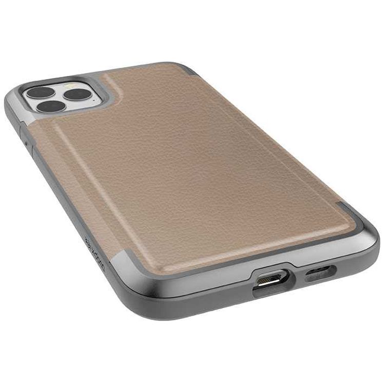X-Doria Defense Prime Phone Case Compatible for Apple iPhone 11 Pro Max (6.5") Shock Absorption Air Pockets iPhone 11 Pro Max Cover - Tan