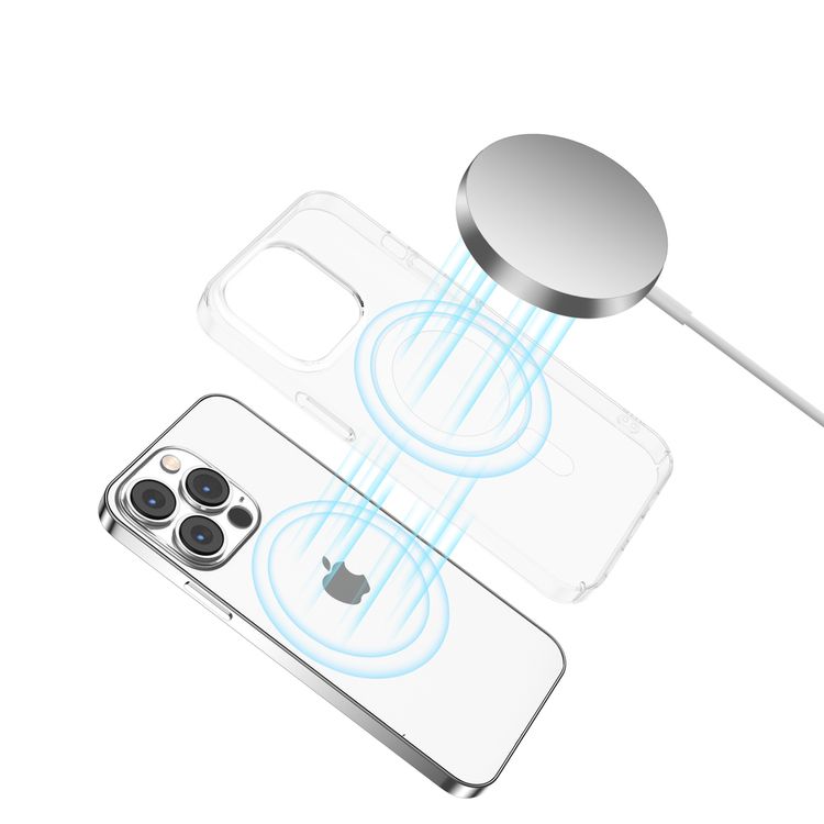 Green Lion MagSafe Delgado Case for iPhone 13 (6.1), Anti Scratch & Anti Fingerprint, Camera Protection, Waterproof, Anti Yellowing, Slim & Clear Design - Clear