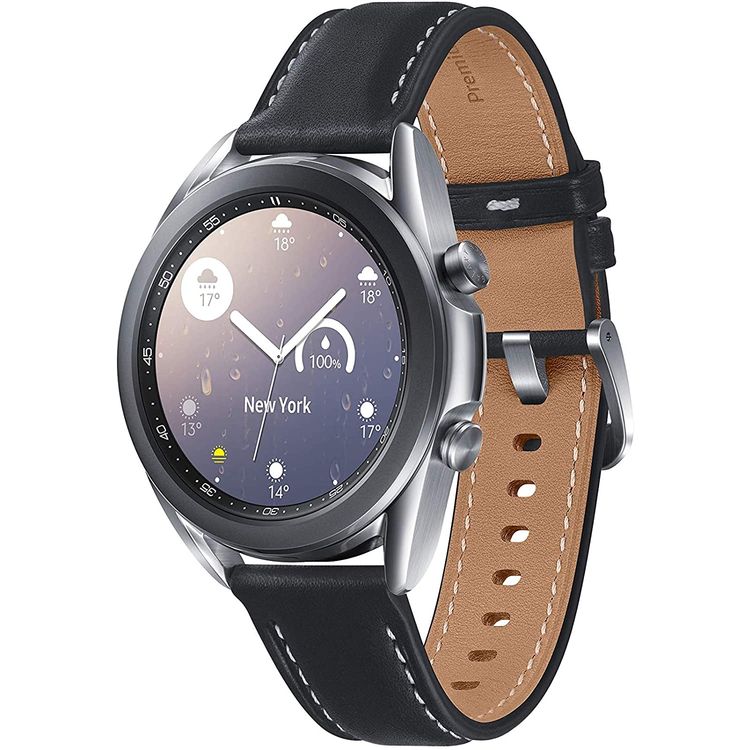 Samsung Galaxy Watch 3 Bluetooth (41mm) with Built-in Barometer Sensor & Oxygen Measurement, IP68 Water & Dust Resistant - Silver