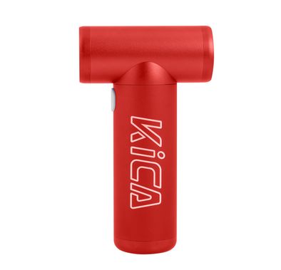 Kica Portable Fan with 86000RPM Rotating Speed, Lightweight, Easy-to-Use, Compact Design, Easy Manual & Power Mode Switch, 3.5 Hours Extended Battery Life - Red