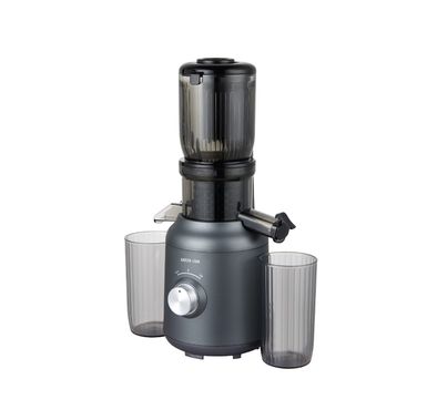 Green Lion Slow Juicer Pure Copper Motor with 250W Power, Up to 30 Minutes Operating Time, One-Button Operation, Automatic Separation of Slag & Juice, 103 mm Diameter - Black