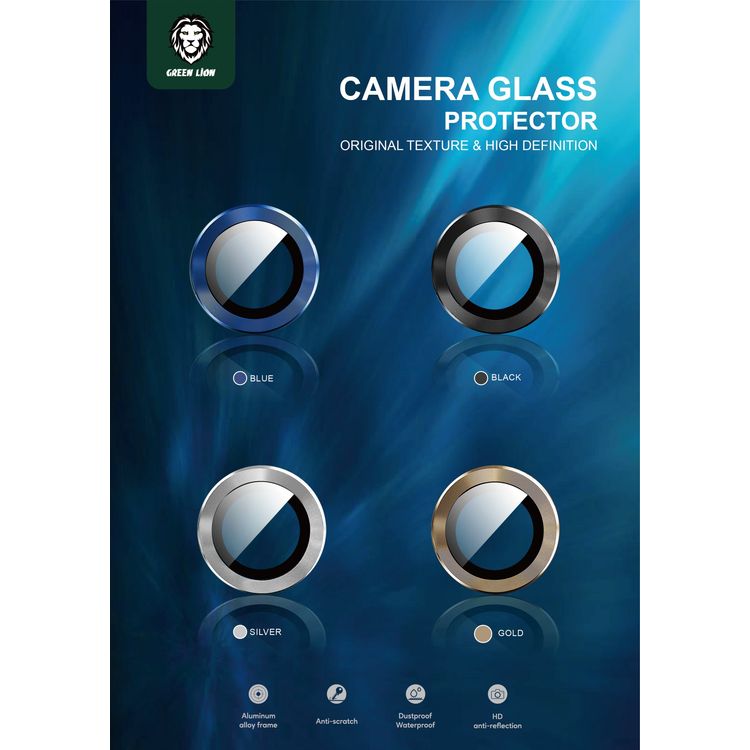 Green Anti-Glare Camera Glass Screen Protector for iPhone 11 - Grey