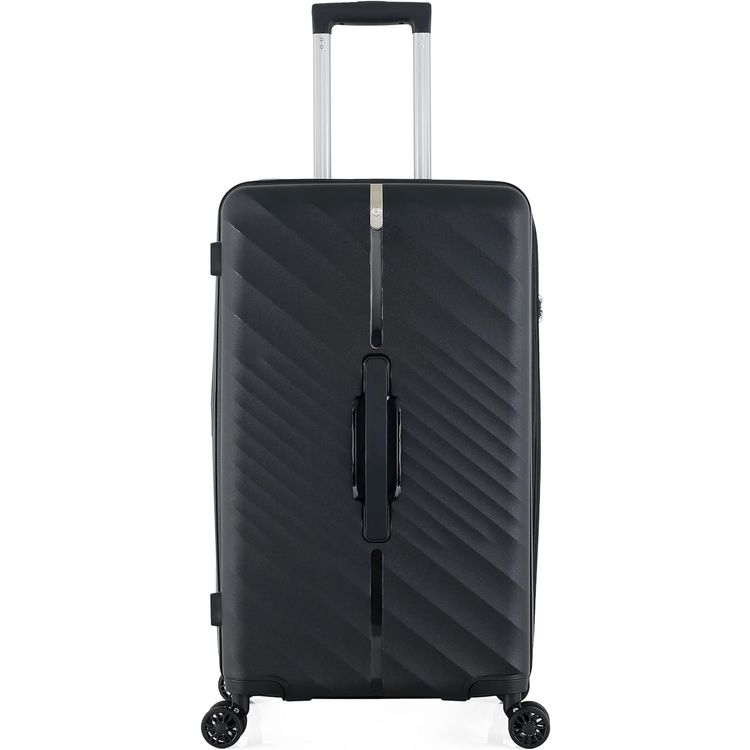 H.T Luggage Bag, Hard Case Polypropylene (PP) Material - Medium/Black