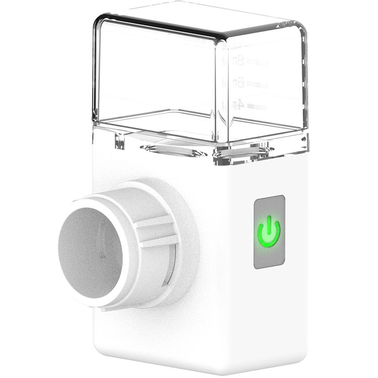 Green Lion Mini Nebulizer with Complete Accessory Kit, 0.04mL–10mL Medicine Capacity, ≥0.3mL/min Nebulization Rate, USB-C Charging Port - White