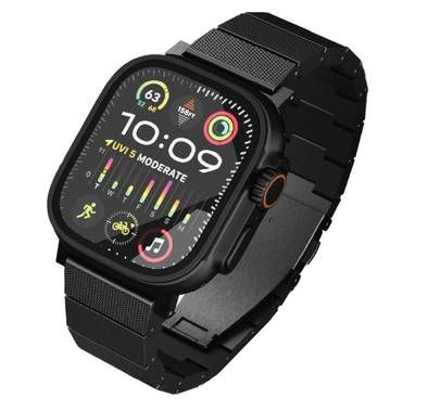 Levelo Fusion Resin Strap for Apple Watch 49/46 mm, Adjus...