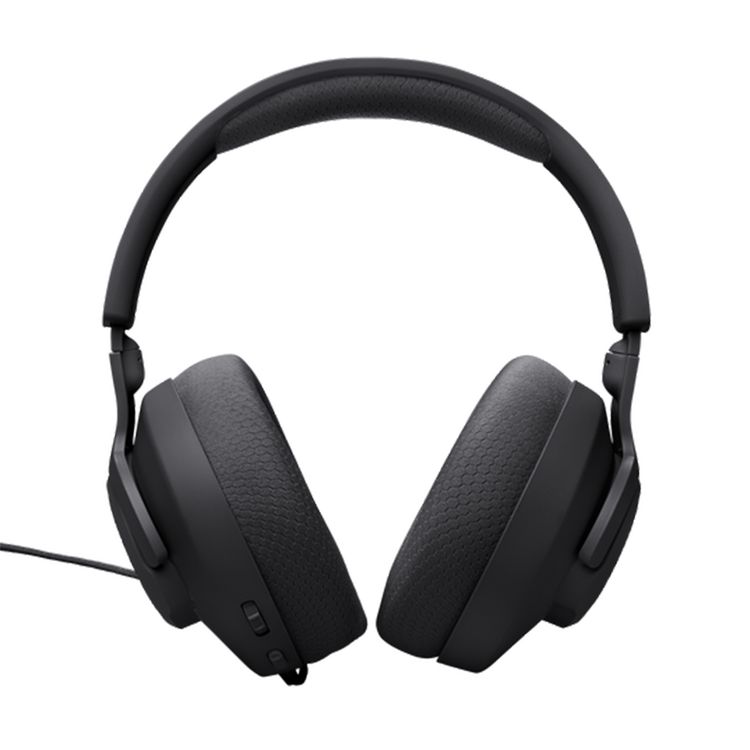 JBL Quantum 100M2 Wired Over-ear Gaming Headset, Lightweight & Compact Design, Memory Foam with Fabric Ear Cushions Material, 1.2m Cable Length, 40mm  Driver Size - Black