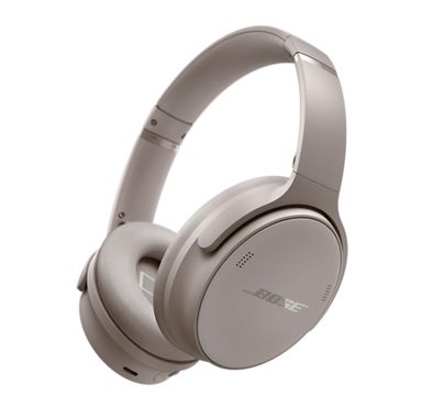 Bose Quiet Comfort Ultra Headphones with Removable Cushions, Active Noise Cancelling, Built-in Microphone, Echo Reduction, Up to 24 Hours Playtime - Sandstone