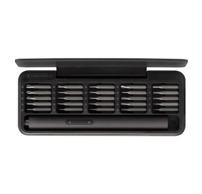 باورولوجي 25 في 1 مفك كهربائي مع سبيكة ألومنيوم - رمادي