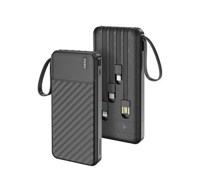 Porodo Piano 10000mAh Power Bank with Flashlight, Portabl...