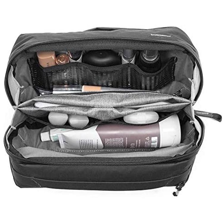 Peak Design Wash Pouch Black, the Field Pouch Heritage Tan  - Black